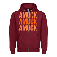 Burgundy halloween Zipper Hoodie - tuanDangUi