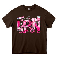 Chocolate Brown breast cancer lpn licensed practical nurse Heavy Core Tee - JahusDesignShop