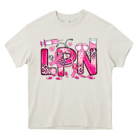 Cream breast cancer lpn licensed practical nurse Heavy Core Tee - JahusDesignShop