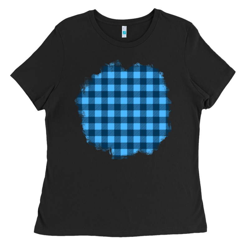 Winter Tartan Patch Ladies Tee by BundleAndBundleShop | Teevron