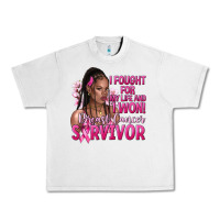 Lunar Rock i fought for my life and i won afro woman Urban Heavy Tee - NancyCooperArtShop