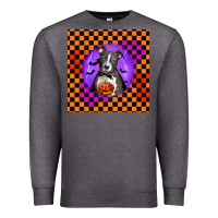 Charcoal Heather Halloween American Pitbull Terrier Premium Sweatshirt - LillyAllenDesigns