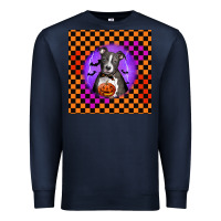 Navy Halloween American Pitbull Terrier Premium Sweatshirt - LillyAllenDesigns