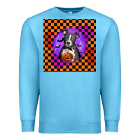 Ocean Blue Halloween American Pitbull Terrier Premium Sweatshirt - LillyAllenDesigns