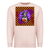 Pale Pink Halloween American Pitbull Terrier Premium Sweatshirt - LillyAllenDesigns