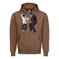 Chestnut pulp frankenstein Zipper Hoodie - tuanDangUi