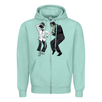 Seafoam pulp frankenstein Zipper Hoodie - tuanDangUi