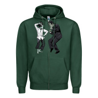 Sports Green pulp frankenstein Zipper Hoodie - tuanDangUi