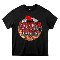 Black soccer vibes Heavy Core Tee - MaliasSmallBusiness
