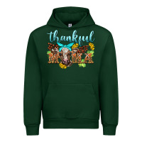 Forest Green thankful mama cow Urban Hoodie - BarkalooDesign
