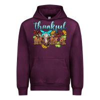Mauve Wine thankful mama cow Urban Hoodie - BarkalooDesign