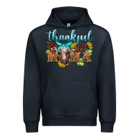 Navy thankful mama cow Urban Hoodie - BarkalooDesign