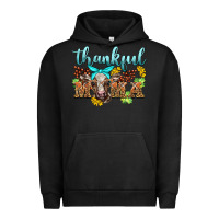Pigment Black thankful mama cow Urban Hoodie - BarkalooDesign