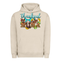 Pigment French Oak thankful mama cow Urban Hoodie - BarkalooDesign