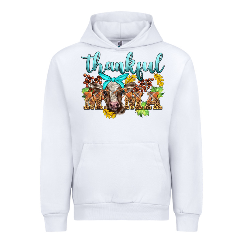 Thankful Mama Cow Urban Hoodie by BarkalooDesign | Teevron