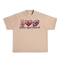 Burro peace love football Urban Heavy Tee - JahusDesignShop
