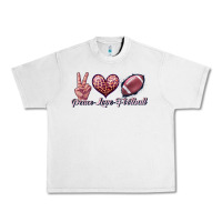 Lunar Rock peace love football Urban Heavy Tee - JahusDesignShop