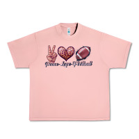 Salmon peace love football Urban Heavy Tee - JahusDesignShop