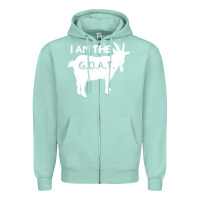 Seafoam i am the g.o.a.t. greatest of all time athletics g Zipper Hoodie - tuanDangUi