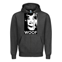 Charcoal Heather buzz your girlfriend   woof! Zipper Hoodie - tuanDangUi