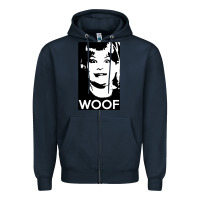 Navy buzz your girlfriend   woof! Zipper Hoodie - tuanDangUi