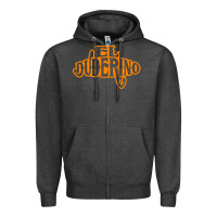 Charcoal Heather el duderino Zipper Hoodie - tuanDangUi