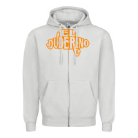 Dove Grey el duderino Zipper Hoodie - tuanDangUi