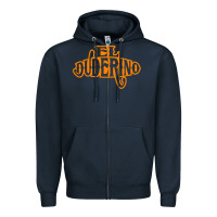 Navy el duderino Zipper Hoodie - tuanDangUi