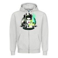 Dove Grey maleficent Zipper Hoodie - tuanDangUi