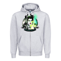 Heather Grey maleficent Zipper Hoodie - tuanDangUi