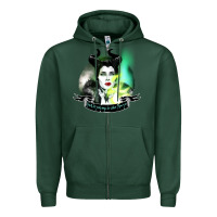 Sports Green maleficent Zipper Hoodie - tuanDangUi