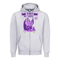 Heather Grey ape grape Zipper Hoodie - tuanDangUi