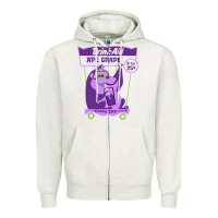 Oatmeal Heather ape grape Zipper Hoodie - tuanDangUi
