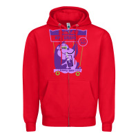 Red ape grape Zipper Hoodie - tuanDangUi