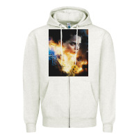 Oatmeal Heather nagasonic teenage warhead Zipper Hoodie - tuanDangUi