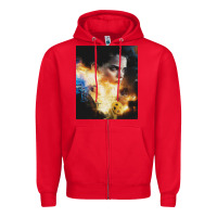 Red nagasonic teenage warhead Zipper Hoodie - tuanDangUi