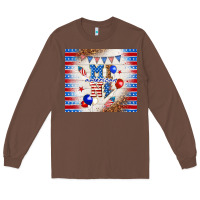 Chestnut American mini Long Sleeve Tee - TumblerDesignByShophia