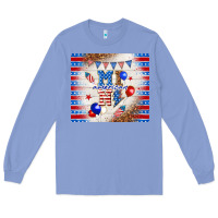 Colony Blue American mini Long Sleeve Tee - TumblerDesignByShophia