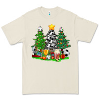 Bone Christmas With Soccer Trees Premium Tee - BundleAndBundleShop