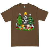 Cacao Christmas With Soccer Trees Premium Tee - BundleAndBundleShop