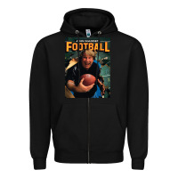Black john madden football Zipper Hoodie - tuanDangUi
