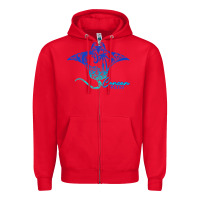 Red Cancun Sea Stingray Mexico Matching Family Vacatio Zipper Hoodie - tuanDangUi
