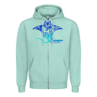 Seafoam Cancun Sea Stingray Mexico Matching Family Vacatio Zipper Hoodie - tuanDangUi