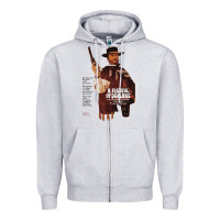 Heather Grey a fistful of dollars vintage Zipper Hoodie - tuanDangUi
