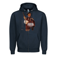 Navy a fistful of dollars vintage Zipper Hoodie - tuanDangUi