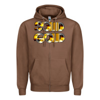 Chestnut solid gold 1980s tv show pop music Zipper Hoodie - tuanDangUi