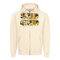 Sandshell solid gold 1980s tv show pop music Zipper Hoodie - tuanDangUi
