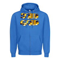 True Royal solid gold 1980s tv show pop music Zipper Hoodie - tuanDangUi