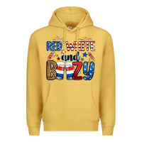 Antique Gold red white and boozy Premium Hoodie - RanaPortraitStore