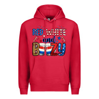 Cardinal red white and boozy Premium Hoodie - RanaPortraitStore